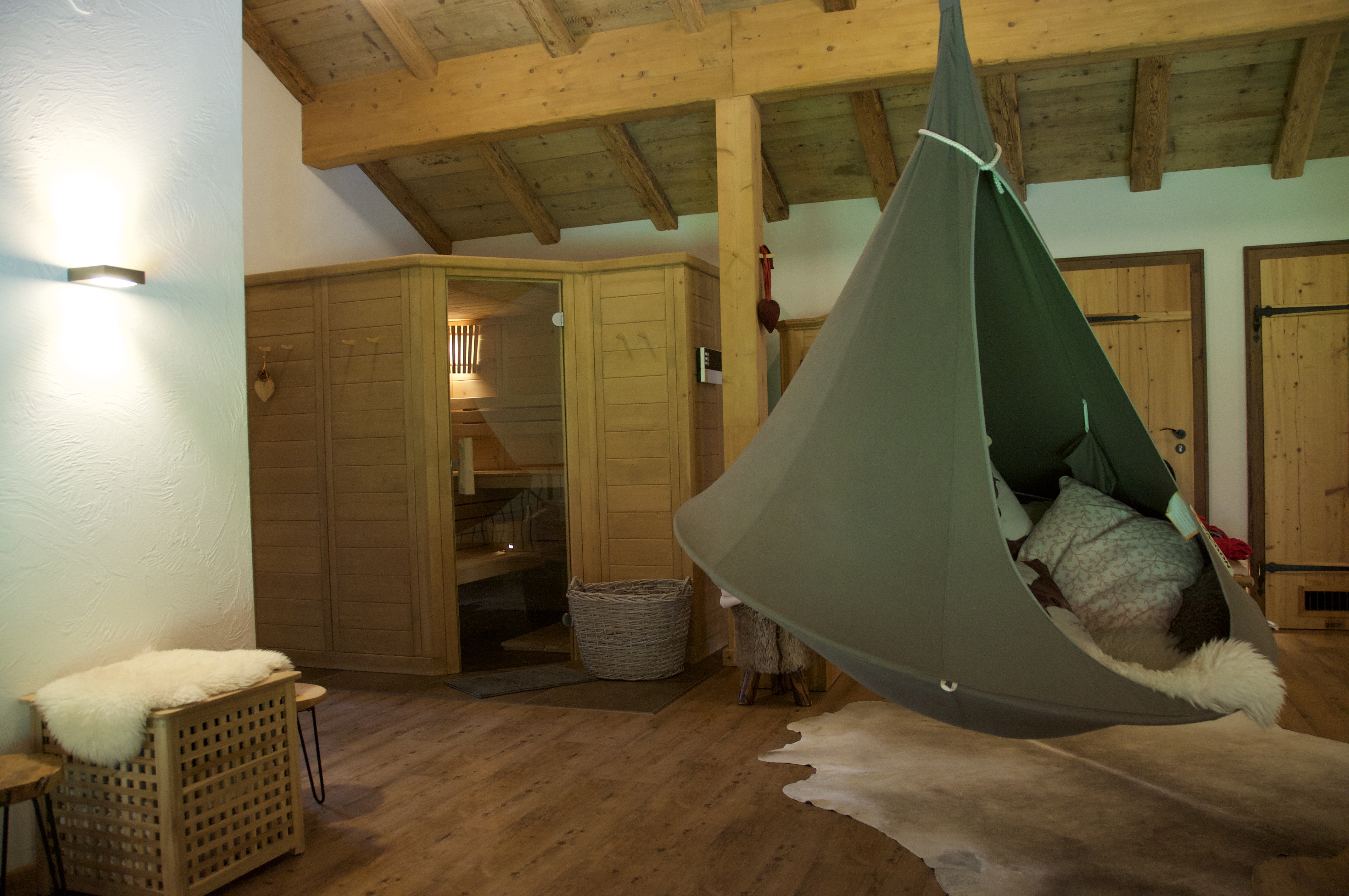 Obergeschoss mit Sauna